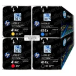 Kit Toner HP 414X Original CMYK para LaserJet Pro M454 M479