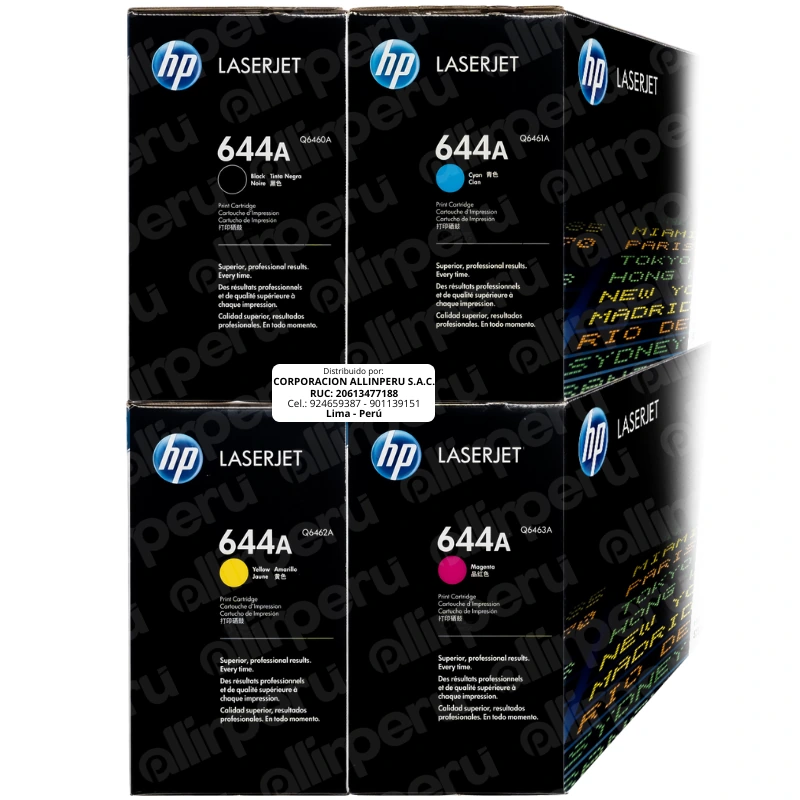 Kit Toner HP 644A para LaserJet 4730 CM4730