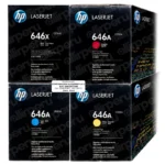 Kit 4 Toner HP 646X Negro 646A Color LaserJet CM4540