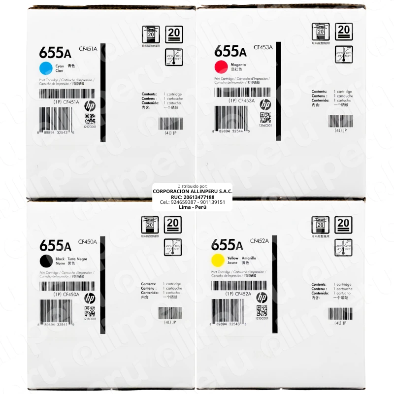 Kit Toner HP 655A para LaserJet M652 M653 M681 M682