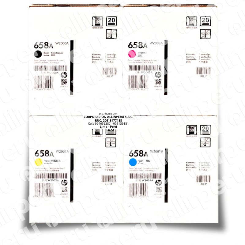 Kit Toner HP 658A para LaserJet Enterprise M751 Kit Toner HP 658A para LaserJet Enterprise M751