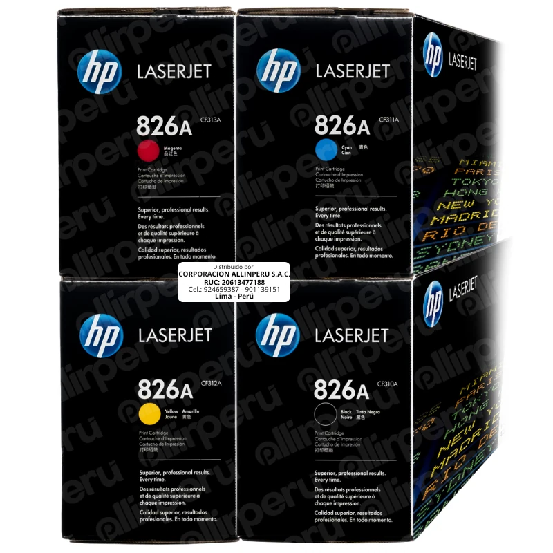 Kit Toner HP 826A para LaserJet Enterprise M855