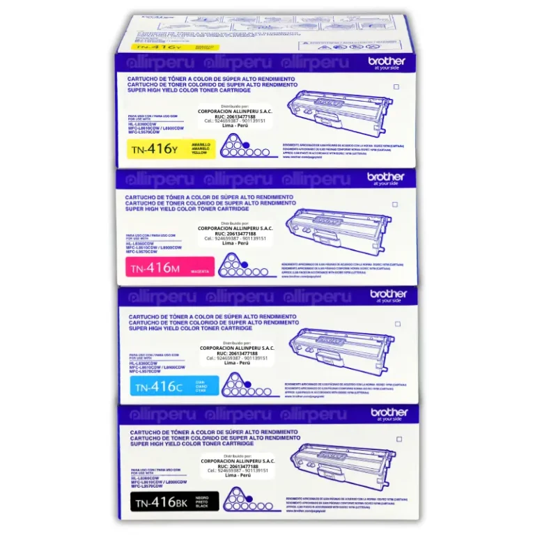 Kit de Toner Brother TN-416 para MFC-L8610CDW, HL-L8260CDW
