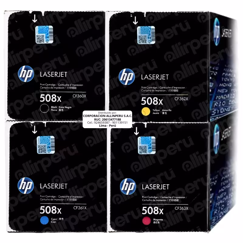 Kit de Tóner HP 508X para LaserJet M577 M552 M553