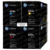 Kit de Toner HP 652A - 654A para LaserJet Enterprise M651dn
