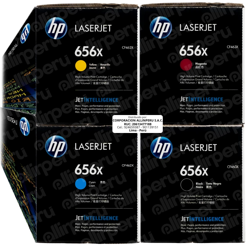 Kit de Toner HP 656X para Color LaserJet Enterprise M652 M653