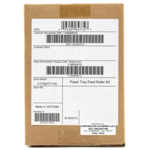 Foto de kit de rodillo Xerox 116R00010 con empaque original de caja