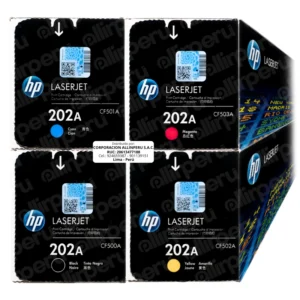 Kit toner HP 202A Color para LaserJet Pro M254 M280 y M281