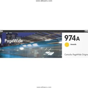 Tinta HP® 974A Amarillo L0R93AL, 3.000 Páginas