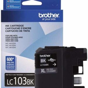 Tinta Brother LC-103BK Negro, 600 Paginas