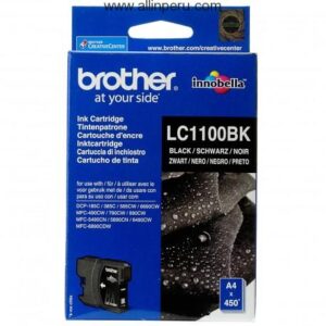 Tinta Brother LC-1100BK Negro, 450 Paginas