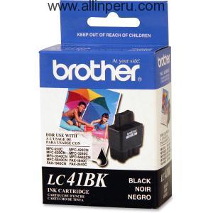 Tinta Brother LC-41BK Negro, 500 Paginas