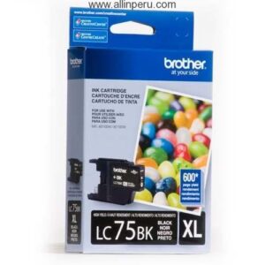 Tinta Brother LC-75BK Negro, 600 Paginas