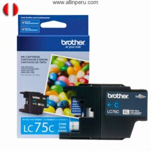 Tinta Brother LC-75C Cyan, 600 Paginas