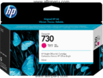 Cartucho de Tinta HP 730 Magenta P2V63A, 130-ML - Imagen 2