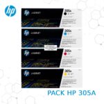Pack de toner HP 305A 4 colores