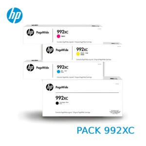 Pack de Tinta HP 992Xc 4 colores M0K30XC, M0K26XC, M0K07XC, M0K11XC