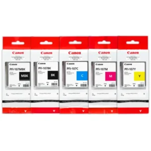 Pack Tinta Canon PFI-107 para imagePROGRAF iPF670, iPF680, iPF685, iPF770, iPF780, iPF785