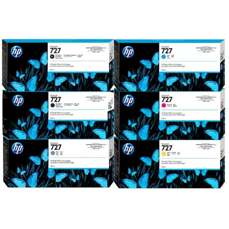 Foto de pack de tinta HP 727 300ml para DesignJet T920