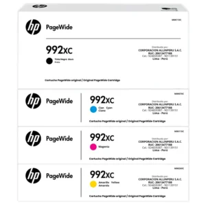 Foto de pack tinta HP 992X 4 colores caja original sellada