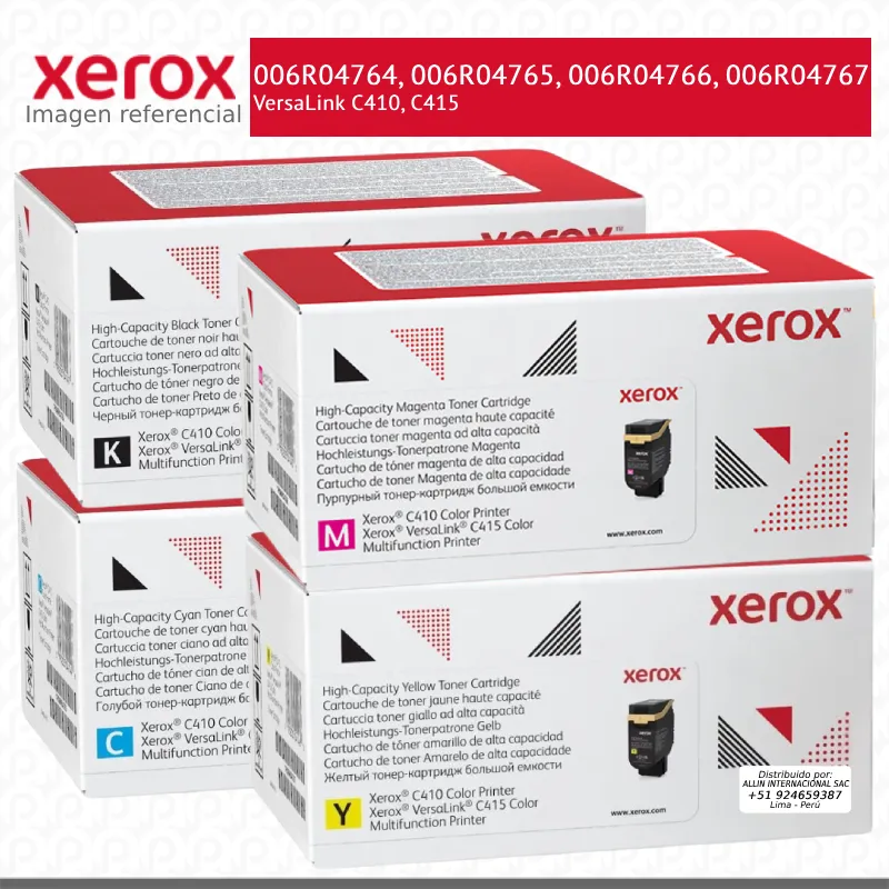 Pack de Toner Xerox VersaLink C410, C415