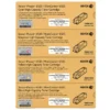 Pack de tóner Xerox CMYK original Phaser 6500 WC 6505