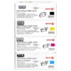 Foto de pack de toner Xerox CMYK original para Phaser 6000