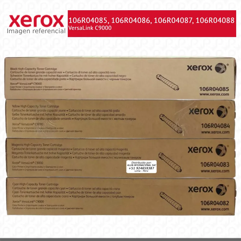 Pack de Toner Xerox VersaLink C9000 Alta Capacidad