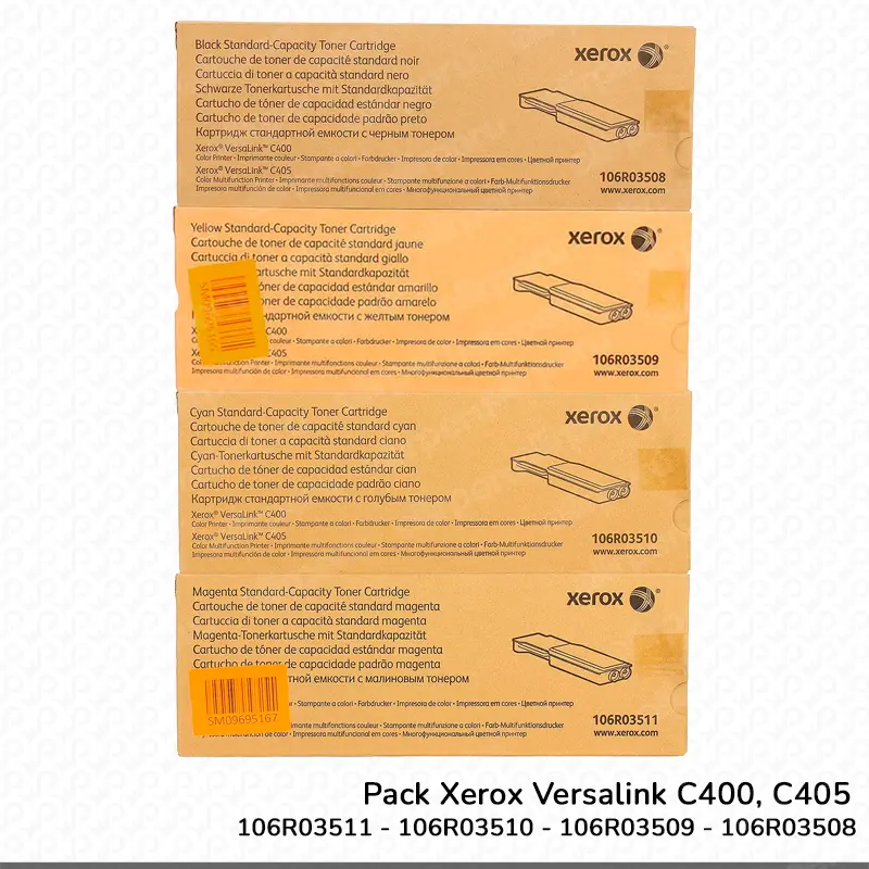 Pack de Toner Xerox Versalink C400, C405 Capacidad Estándar