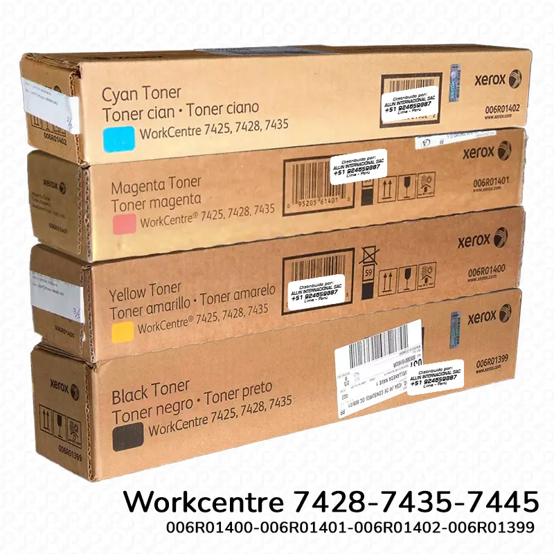 Pack-Workcentre-7428-7435-7445.webp Kit de toner Xerox para Workcentre 7428/7435/7445 original Alta capacidad - Imagen 1