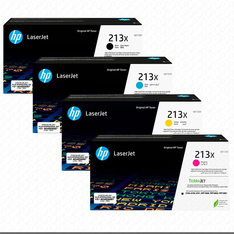 Pack de tóner HP 213X para LaserJet 5700 Pack de tóner HP 213X para LaserJet 5700
