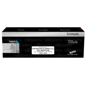 Revelador Lexmark 70C0D20 Cyan 40.000 Páginas