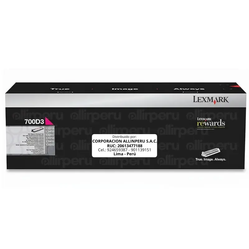 Revelador Lexmark 70C0D30 Magenta 40.000 Páginas