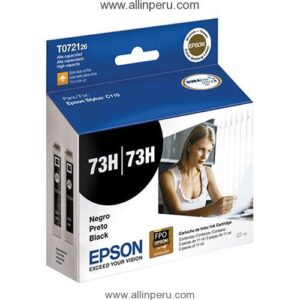 Tinta Epson T072126-AL Negro 73H, Dual