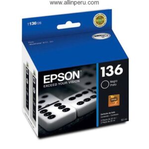 Tinta Epson T136126-AL Negro 136,