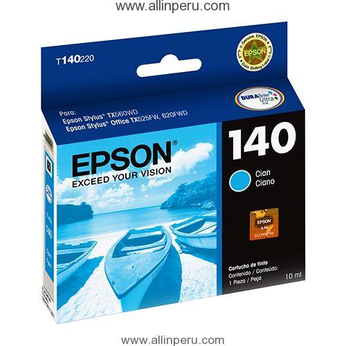 Tinta Epson T140220-AL Cian   140,