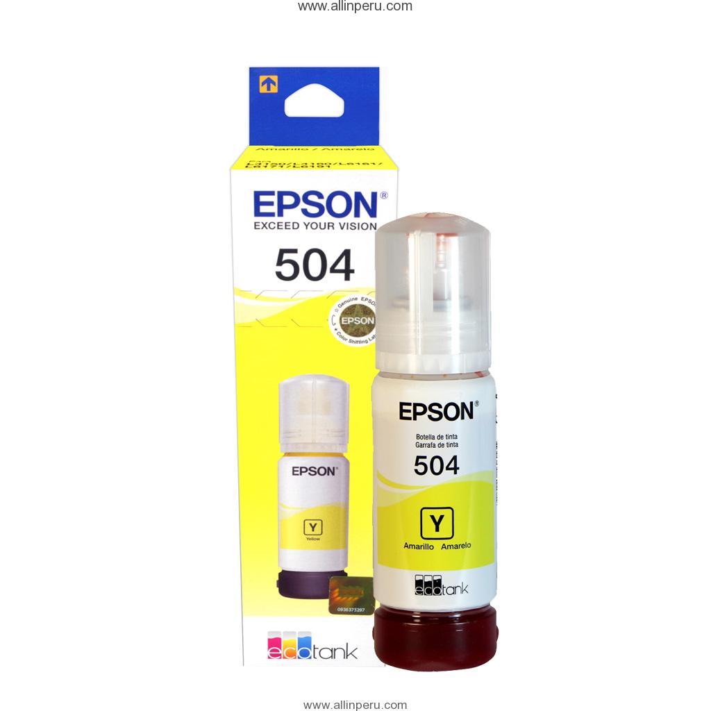 T504420-AL.jpg Tinta Epson T504420-AL Amarillo T504, 70ml - Imagen 1
