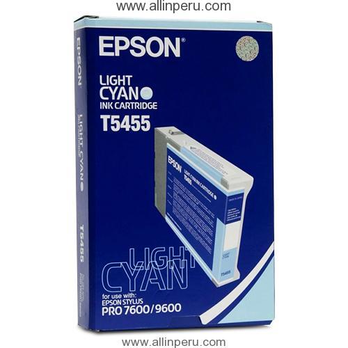 Tinta Epson T545500 Cian Claro  T5455, 110Ml