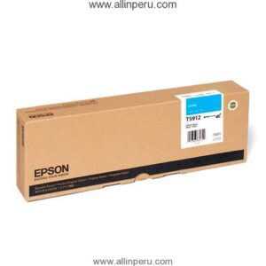 Tinta Epson T591200 Cian  T5912, 700Ml