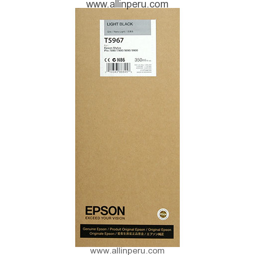T596700.png Tinta Epson T596700 Negro claro T5967, 350Ml - Imagen 1