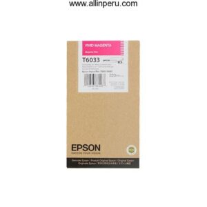 Tinta Epson T603300 Magenta   T6033, 220Ml