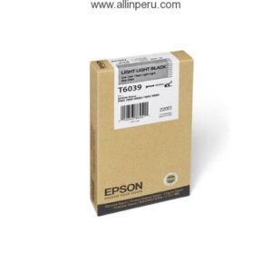 Tinta Epson T603900 Claro Negro   T6039, 220Ml