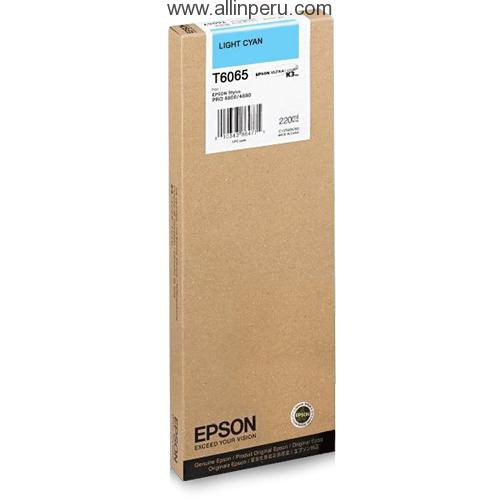 T606500.jpg Tinta Epson T606500 Cian Claro T6065, 220Ml - Imagen 1