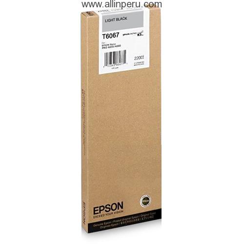 Tinta Epson T606700 Claro Negro   T6067, 220Ml