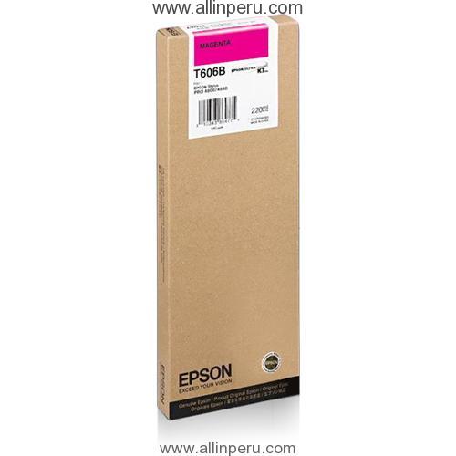 Tinta Epson T606B00 Magenta   T606B, 220Ml