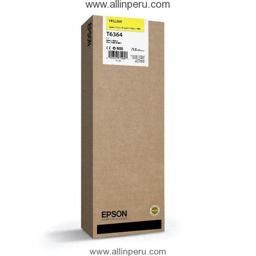 Tinta Epson T636400 Amarillo   T6364, 700Ml