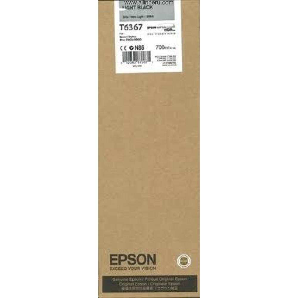 Tinta Epson T636700 Negro claro   T6367, 700Ml
