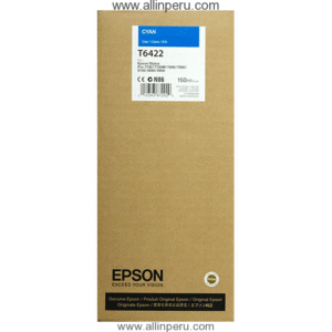 Tinta Epson T642200 Cian   T6422, 150Ml