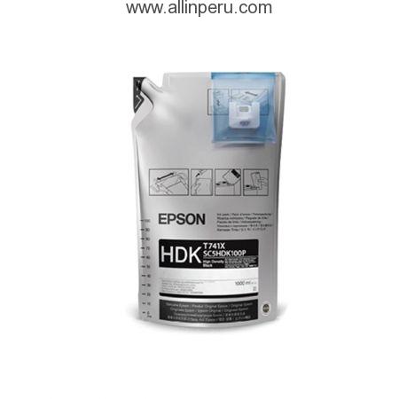 Tinta Epson T741X Negro Ultrachrome Ds Hdk , 6Lt.