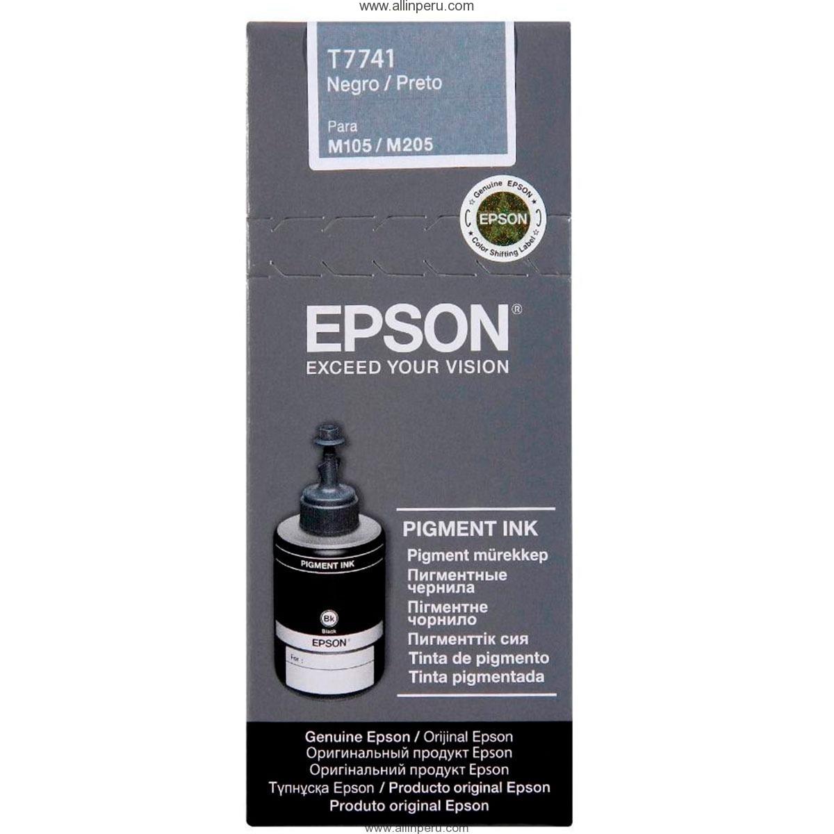 Tinta Epson T774120-AL Negro   774, 140Ml